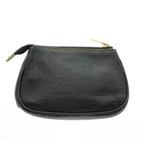 Gucci Long Zip Wasp Bee Black Wallet Star Leather - Picture 1 of 9